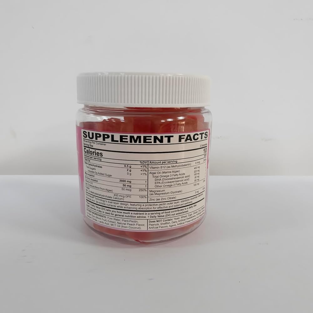 NEVISS Sugar Free Inositol Gummies - Myo-Inositol & D-Chiro Inositol