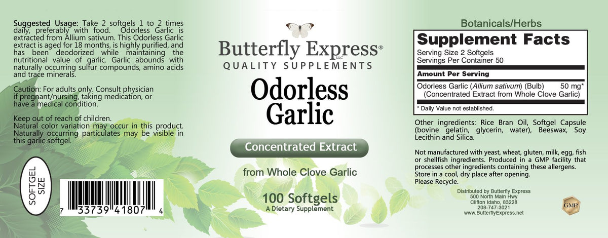 Better Health Woohoo Natural Odorless Garlic - 100 Softgels - image 2