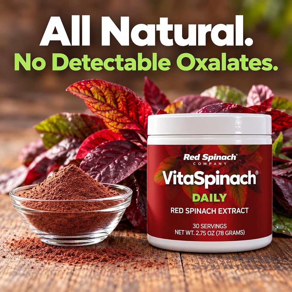 Nutrigardens VitaSpinach Red Spinach Extract Nitric Oxide Booster - 30 Servings - image 3