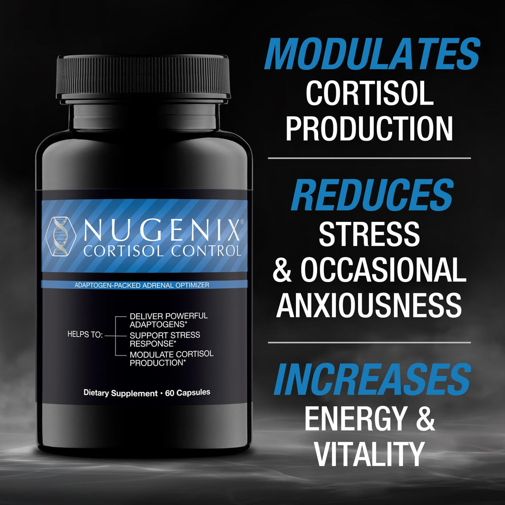 Nugenix Cortisol Control Adrenal Support - 60 Capsules - image 2