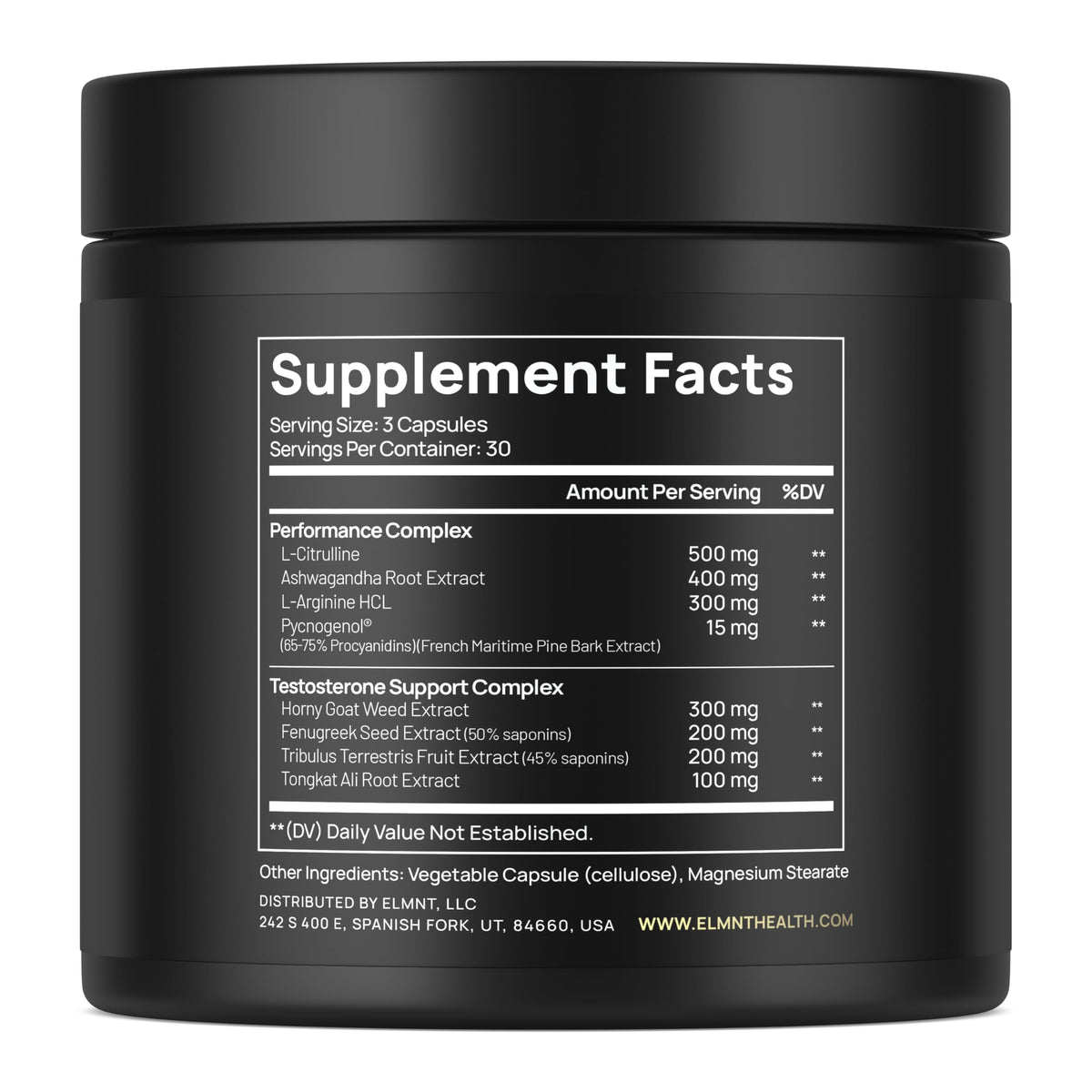 TERRA ELMNT Testosterone Booster for Men with Ashwagandha - 90 Capsules - image 8