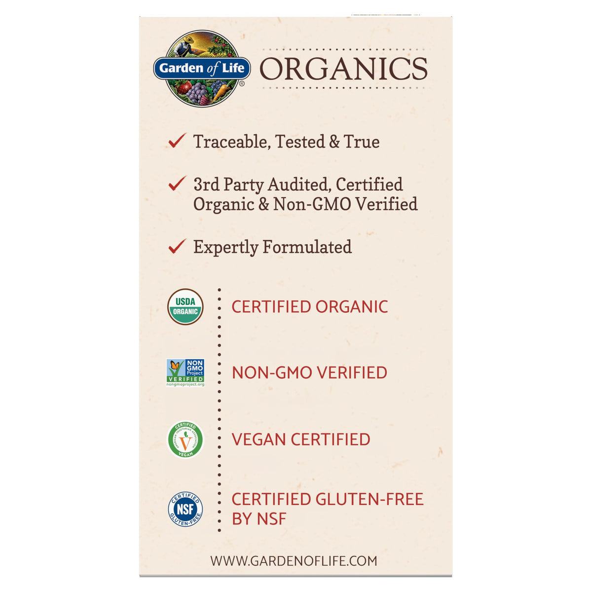 Garden of Life Organic Ashwagandha with Probiotics & Ginger - 60 Tablets - image 10
