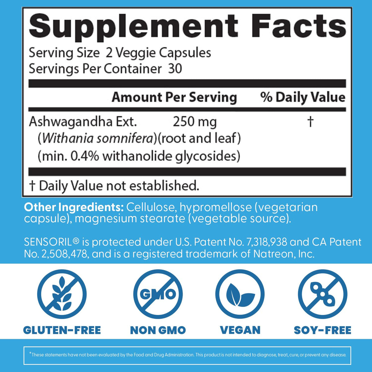 Doctor's BEST Sensoril Ashwagandha Supplement - 60 Vegetarian Capsules - image 4