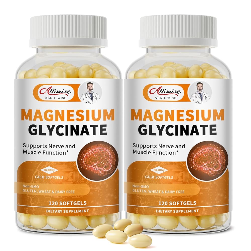Alliwise Magnesium Supplement Softgels