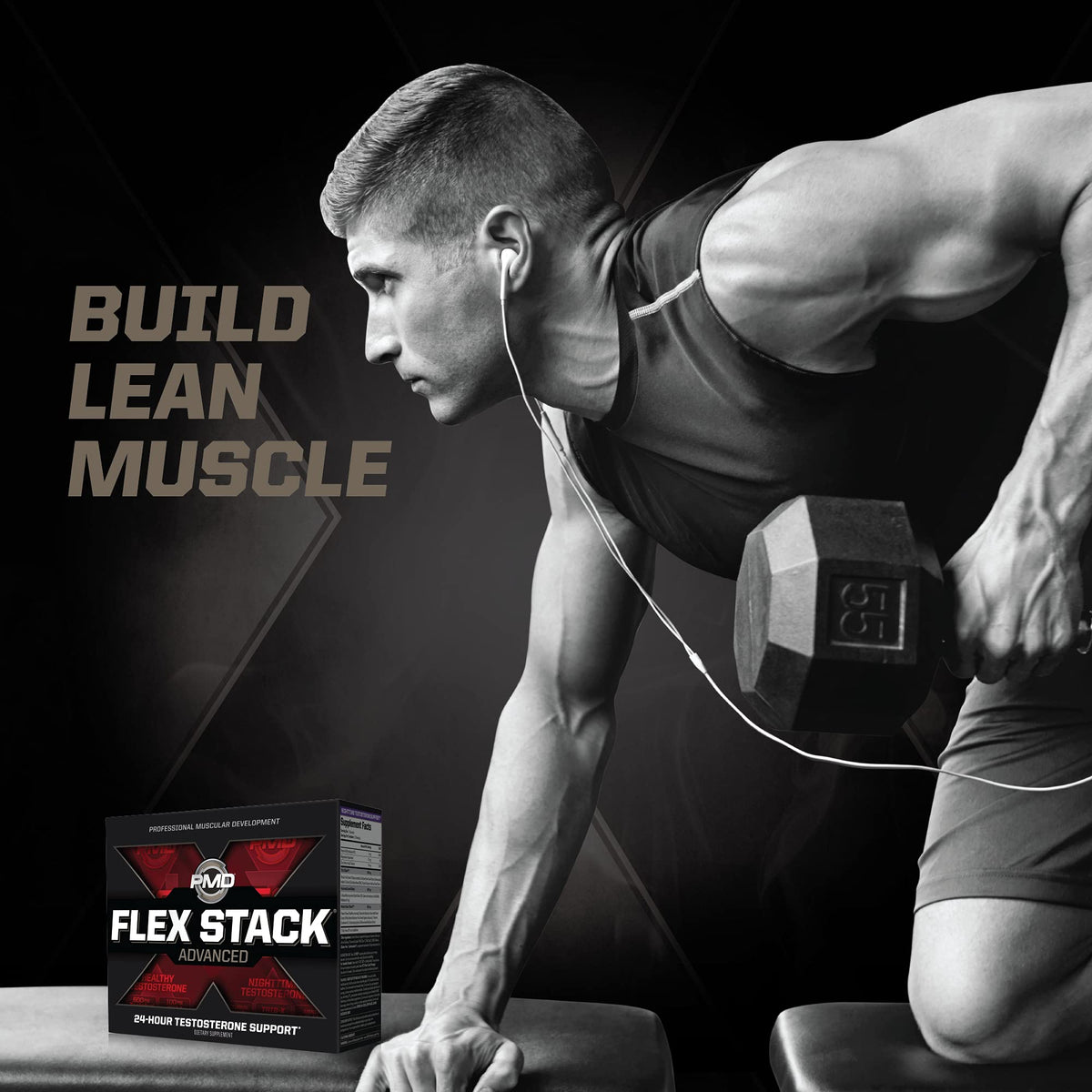 PMD Sports Flex Stack Advanced Testosterone Booster - 90 T-Gels/90 Capsules - image 8