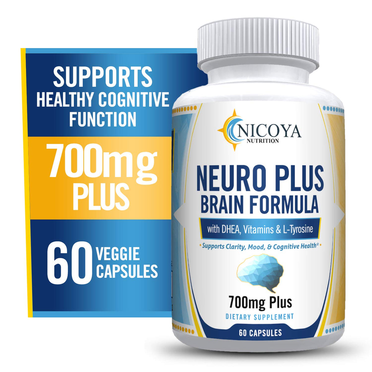 Nicoya Nutrition Neuro Plus Brain Supplement - 60 Capsules