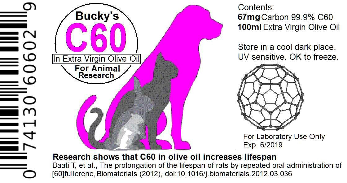 Bucky's Carbon 60 Olive Oil Supplement - 100ml - image 5