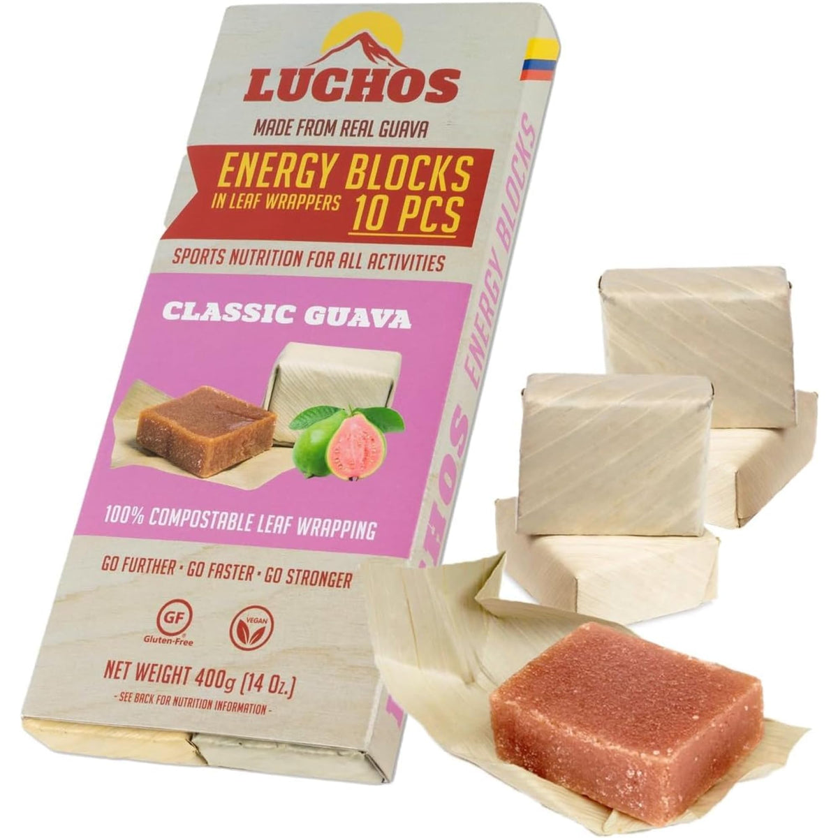 LUCHO DILLITOS LUCHOS Natural High Energy Bars Power Blocks for Sports