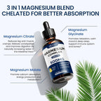 dilib Magnesium Glycinate, Citrate, Malate Liquid Drops-Triple