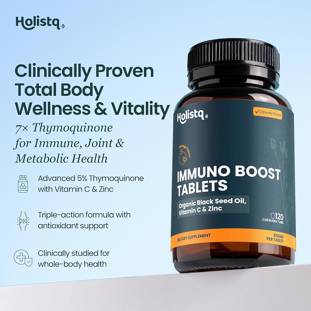 HOLISTQ Vitamin C with Zinc Chewable Tablets - 120 Count - image 3