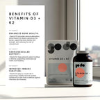Fitness Health Vitamin D3 and K2 - 120 Tablets - image 2