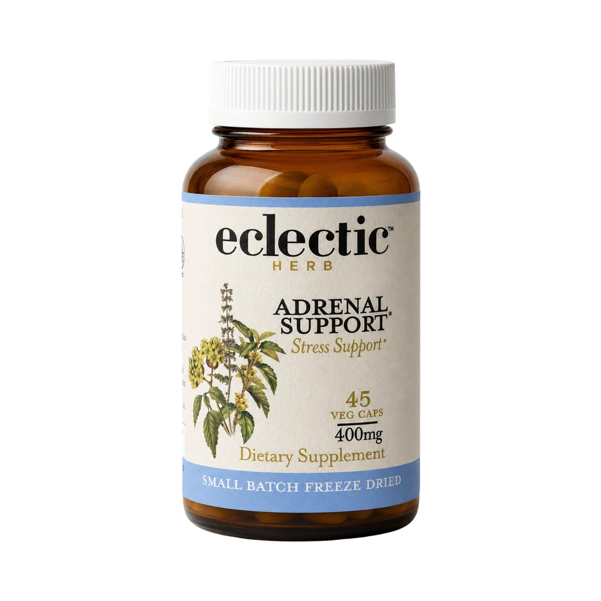 Eclectic Institute Adrenal Support Rhodiola Ashwagandha - 45 Capsules