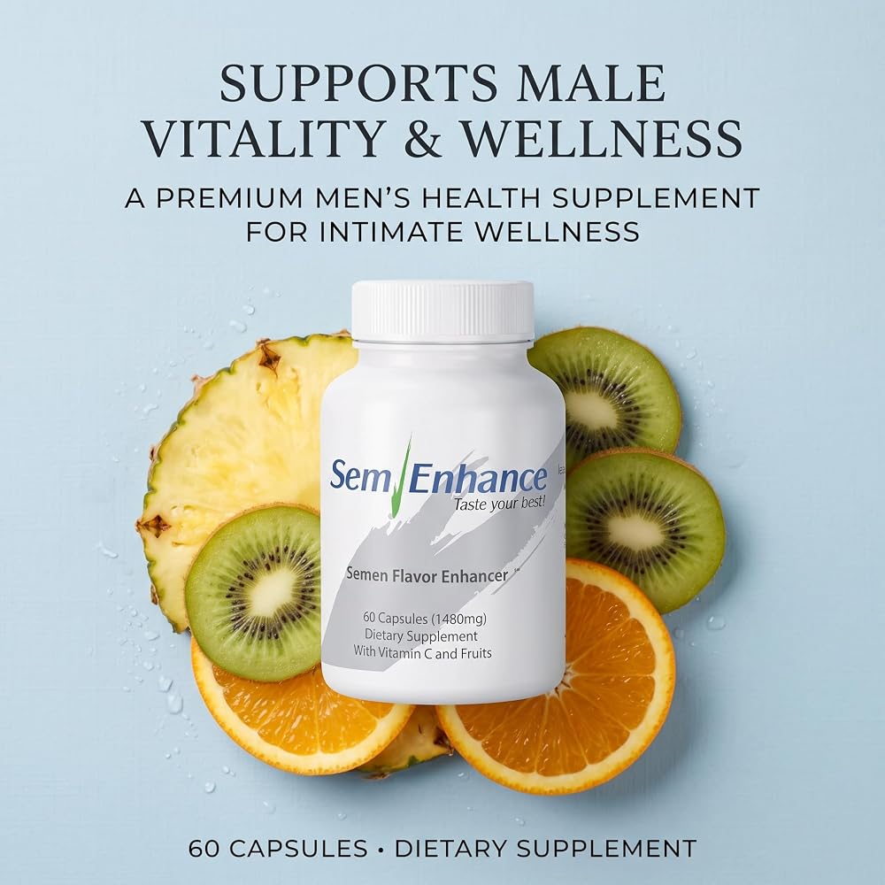 Semenhance Men's Vitality Formula with Pineapple & Vitamin C - 60 Capsules - image 3