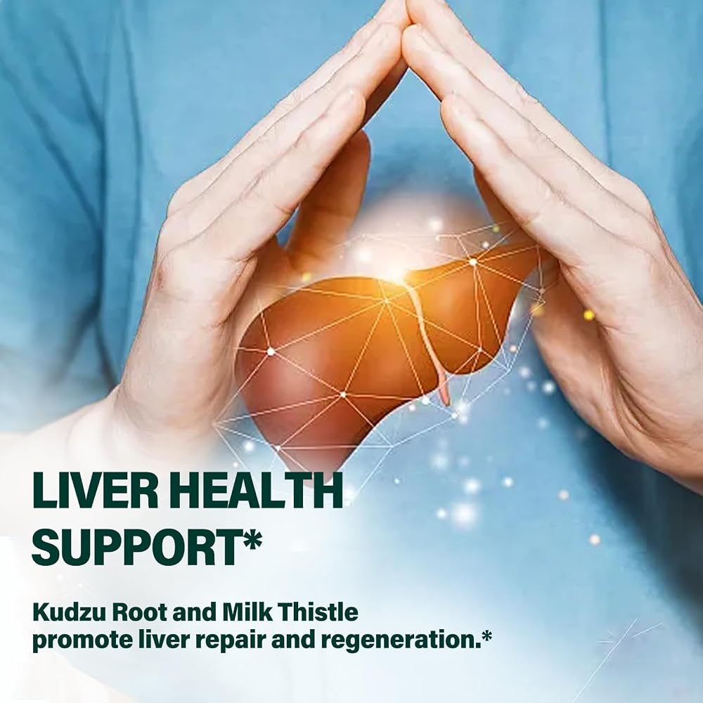 Fuenvegtal Herbal Drops Liver Support with Kudzu - 6 Fl Oz - image 2