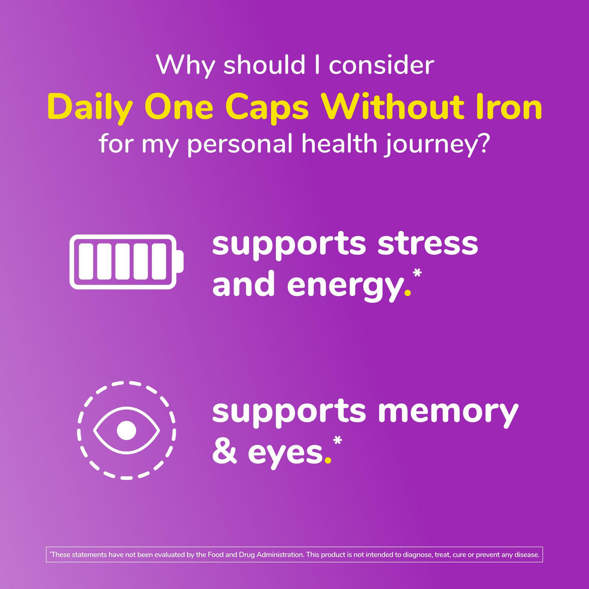 Twinlab Daily One Caps Without Iron Multivitamin - 180 Capsules - image 5