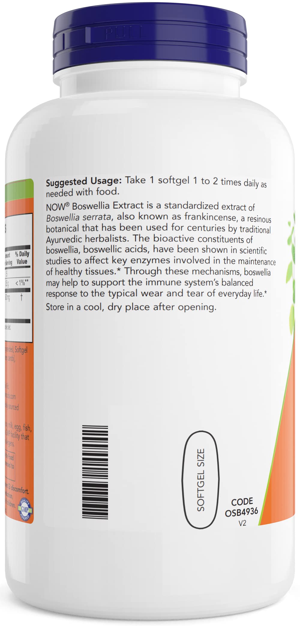 NOW Foods Boswellia Serrata Extract 500 mg - 200 Softgels - image 3