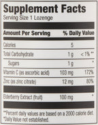 Amazon Elements Elderberry Complex Immune Support Lozenges - 60 Count - image 5