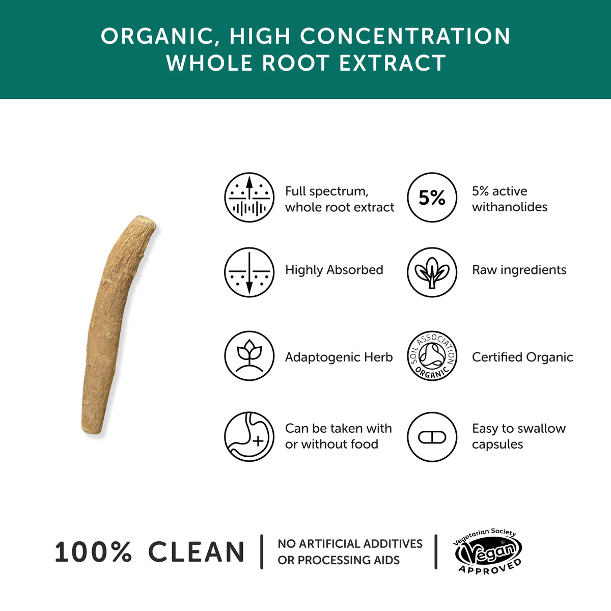 Together Organic Whole Herb Ashwagandha Capsule - 30 Capsules - image 3