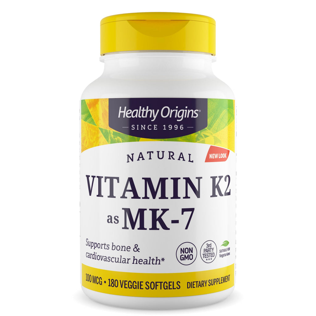 Healthy Origins Vitamin K2 As MK-7 Supplement