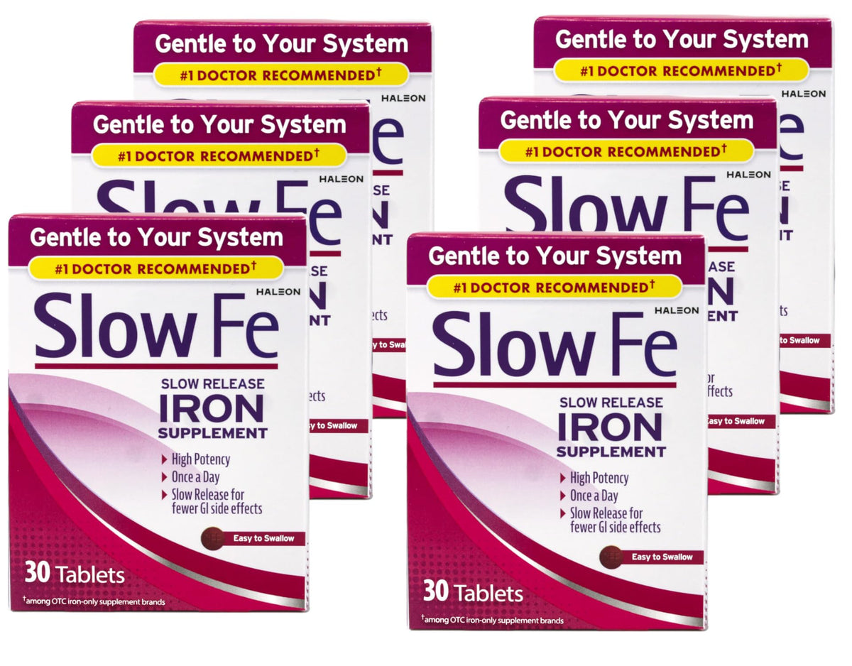 Slow Fe Slow Release Iron Tablets - 180 Count