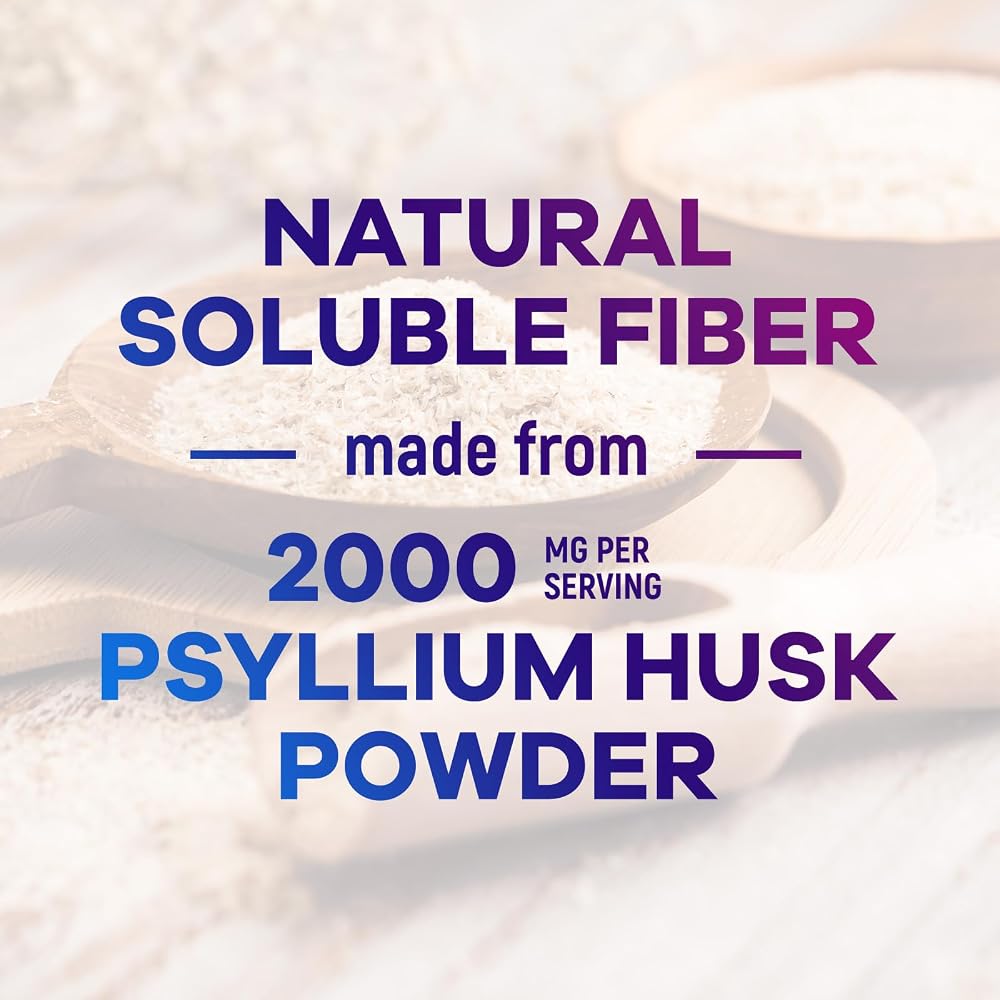 Nature's Peak Psyllium Husk Powder 2000mg Per Serving - Soluble Fiber