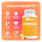 Zippi Plant-Based Omega 3-6-7-9 Supplement - 60 Softgels - image 5