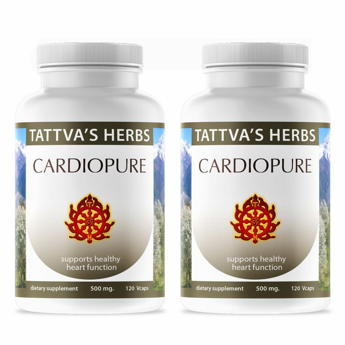 Tattva's Herbs Cardiopure Herbal Ayurvedic Supplement - 240 Vegetarian Capsules