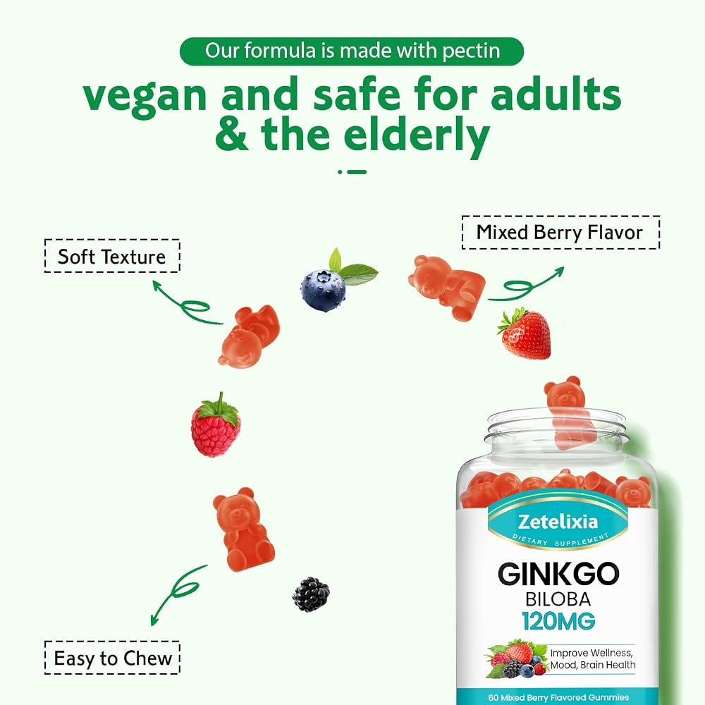 Zetelixia Ginkgo Biloba Gummies