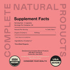 Complete Natural Products Organic Cranberry 500mg Capsules - 100 Count - image 5