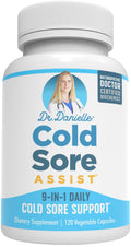 Doctor Danielle Cold Sore Assist with Lysine and Lemon Balm - 120 Capsules
