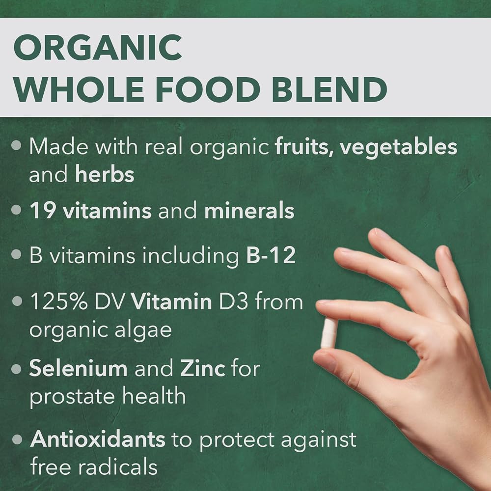 PlantFusion Organic Multivitamin for Women - One Daily Whole Food