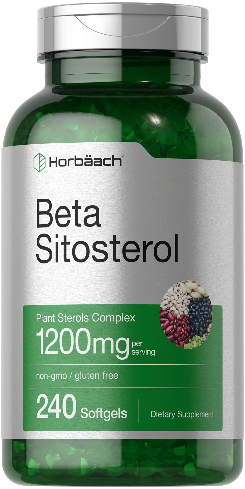 Horbäach Beta Sitosterol 1200mg - 240 Softgels