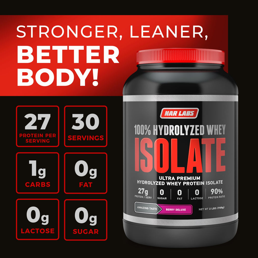 NAR LABS Hydrolyzed Whey Protein Isolate 2 lbs