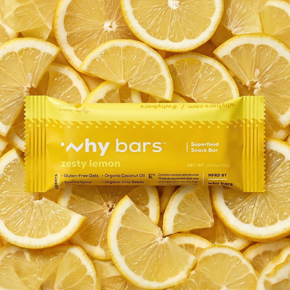 Why Bars, Superfood Protein Bars, 2.04 Ounce Bars - Protein Bar