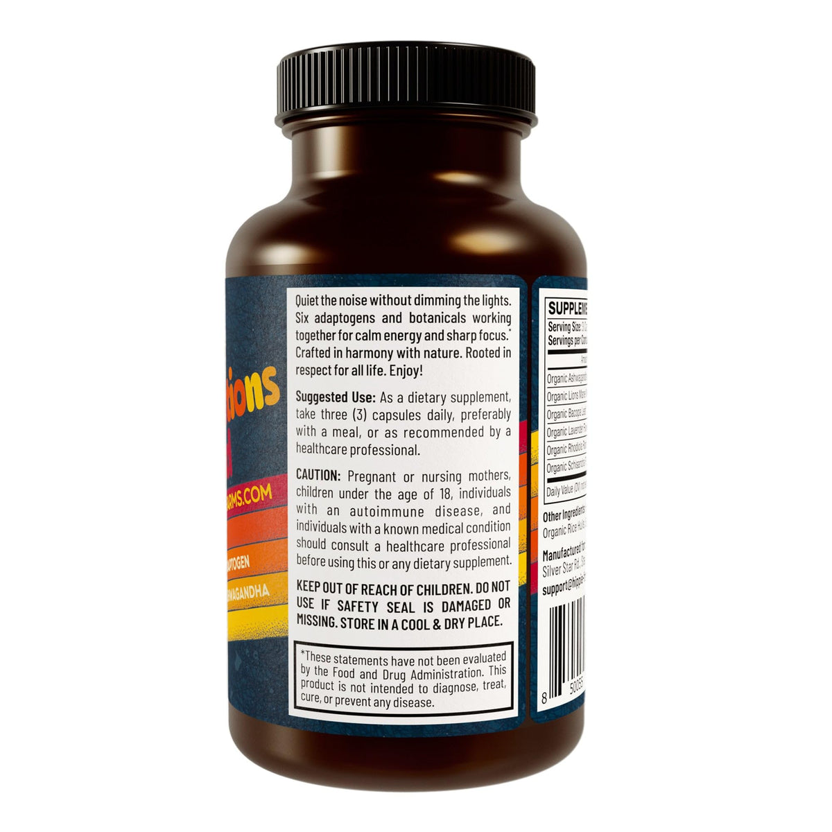 Hippie Farms Good Vibrations Blend Stress & Mood Support - 90 Capsules - image 5