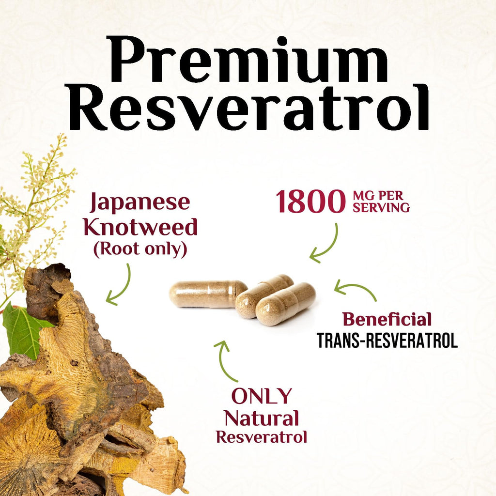 Nature's Nutrition Resveratrol Complex 1800 mg - 3x Strength