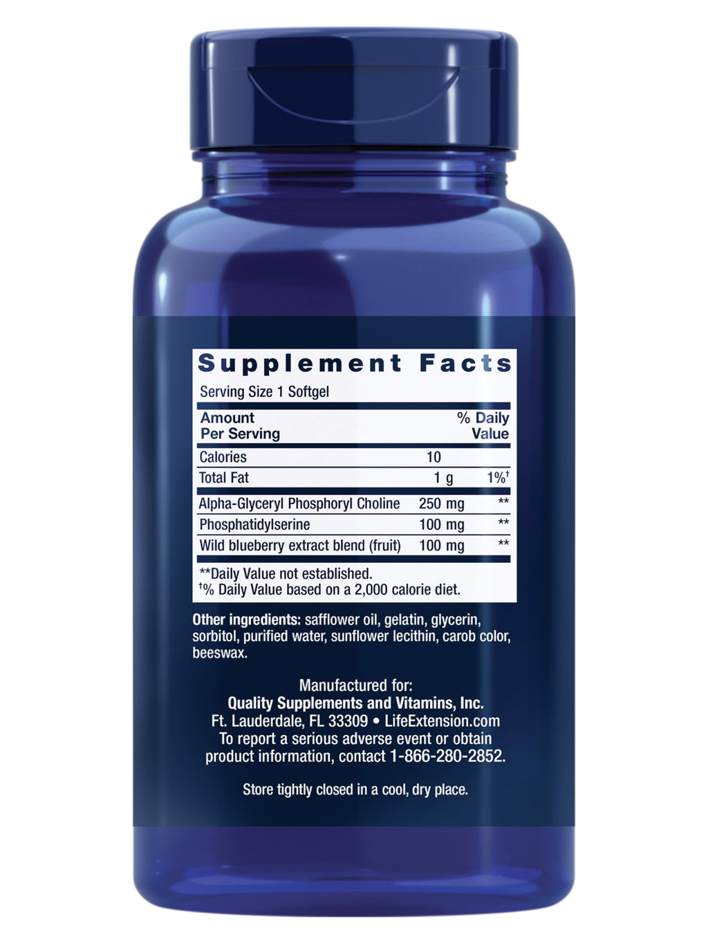 Life Extension Cognitex Basics Brain Health - 30 Softgels - image 2