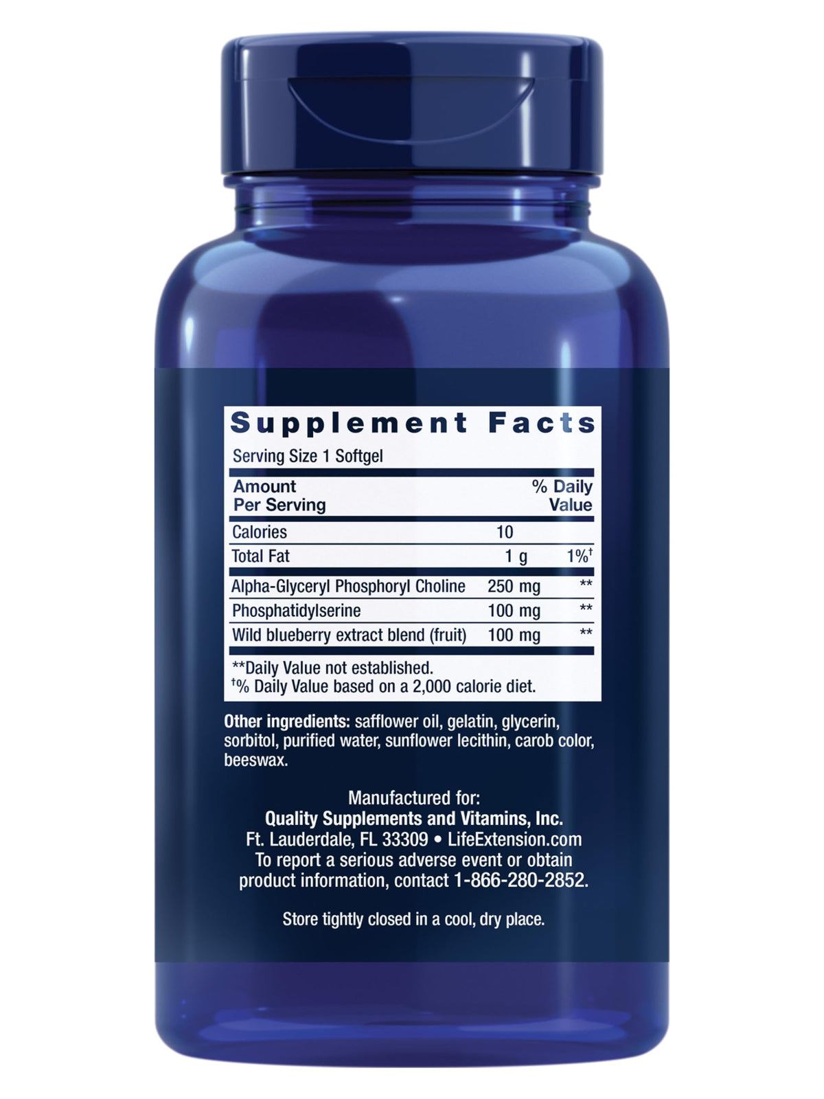 Life Extension Cognitex Basics Brain Health - 30 Softgels - image 2