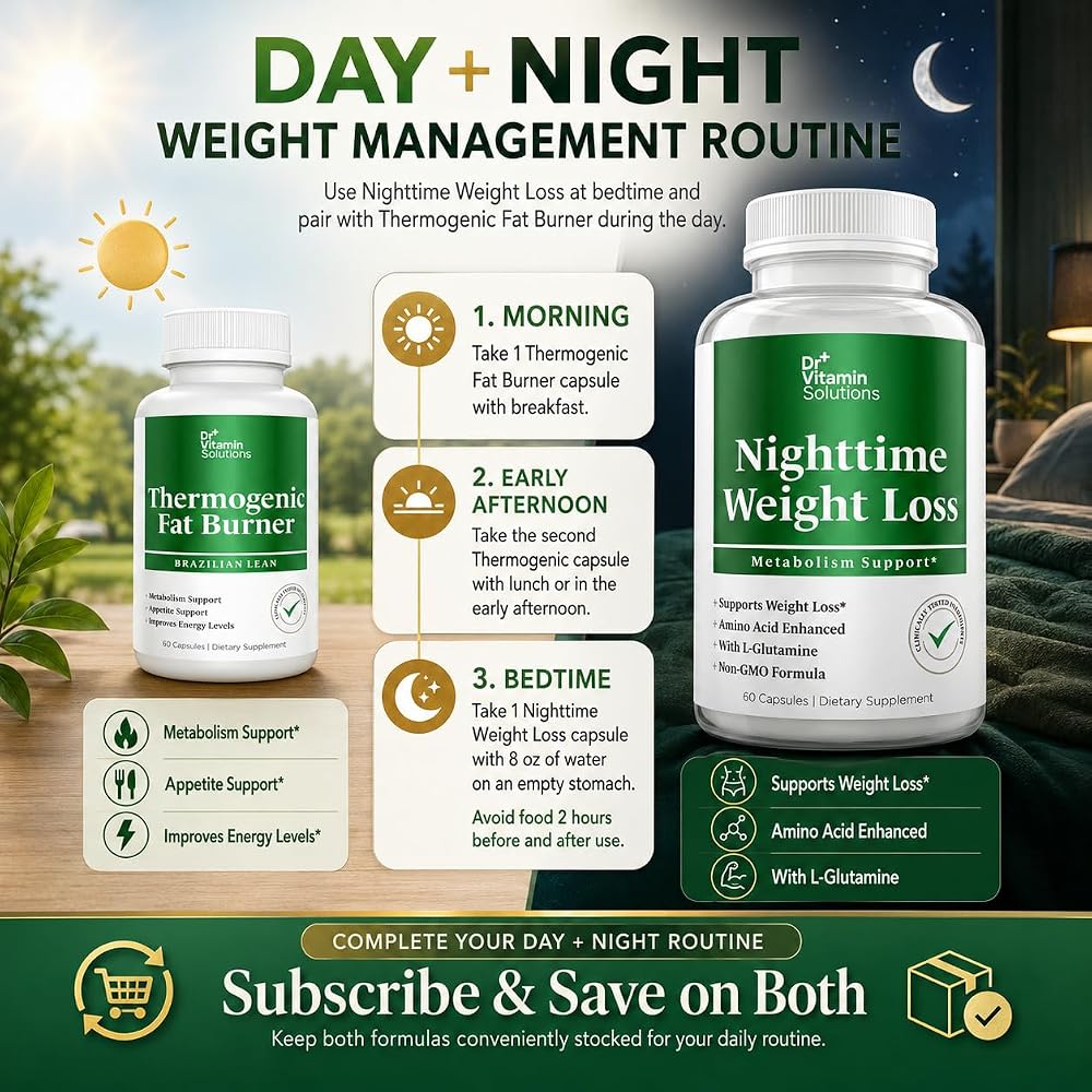 DR VITAMIN SOLUTIONS Nighttime Fat Burner Supplements