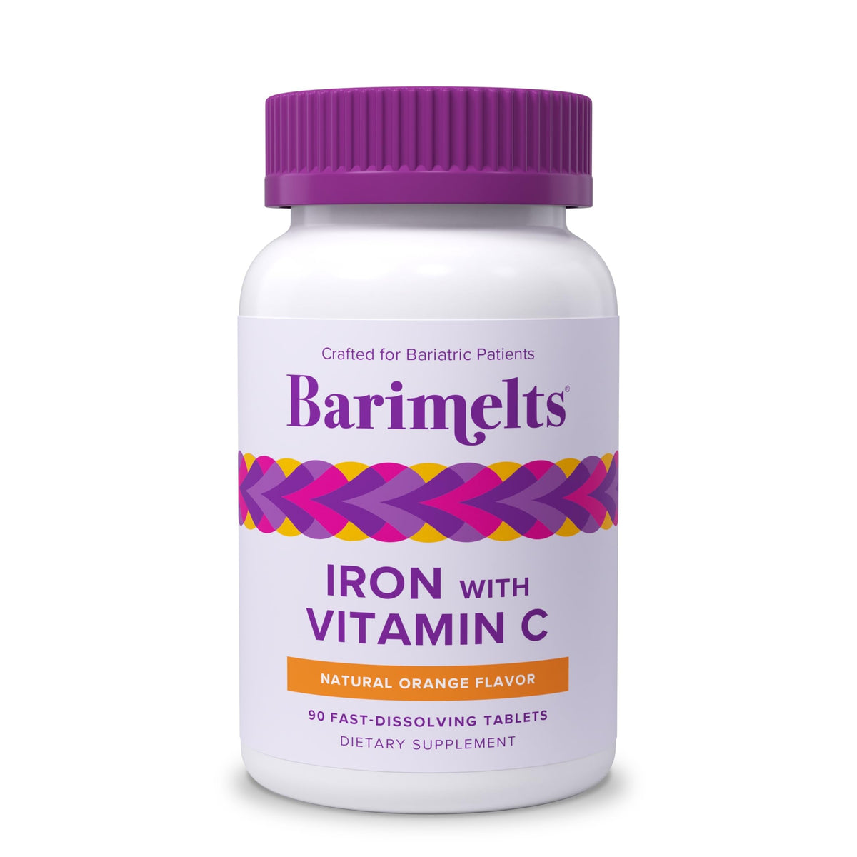 BariMelts Iron with Vitamin C - 90 Tablets