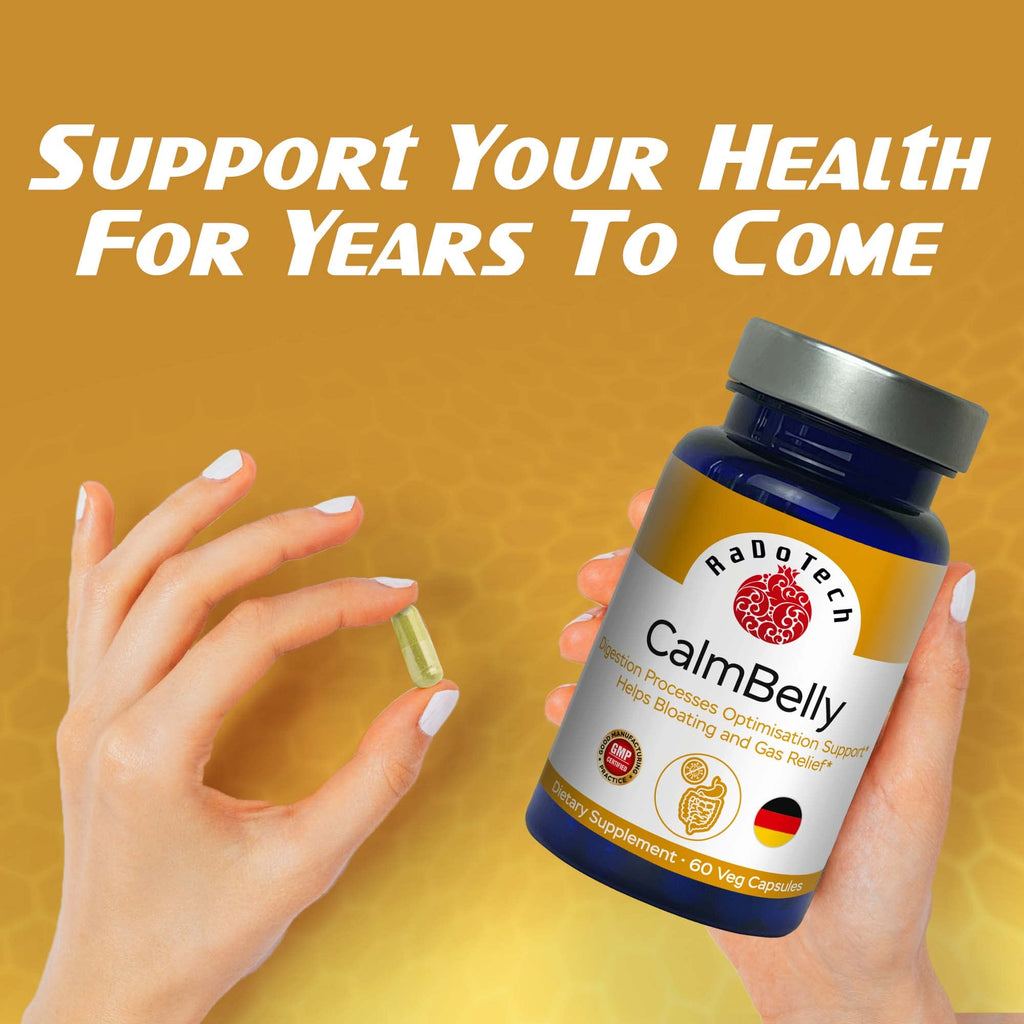 RaDoTech CalmBelly Digestive Enzymes & Probiotics - 60 Capsules - image 8