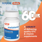 Rugby Melatonin 5mg Tablets - 90 Count - image 2