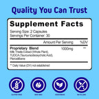 Herbtonics TUDCA 1000mg Liver Cleanse with Milk Thistle - 60 Capsules - image 6