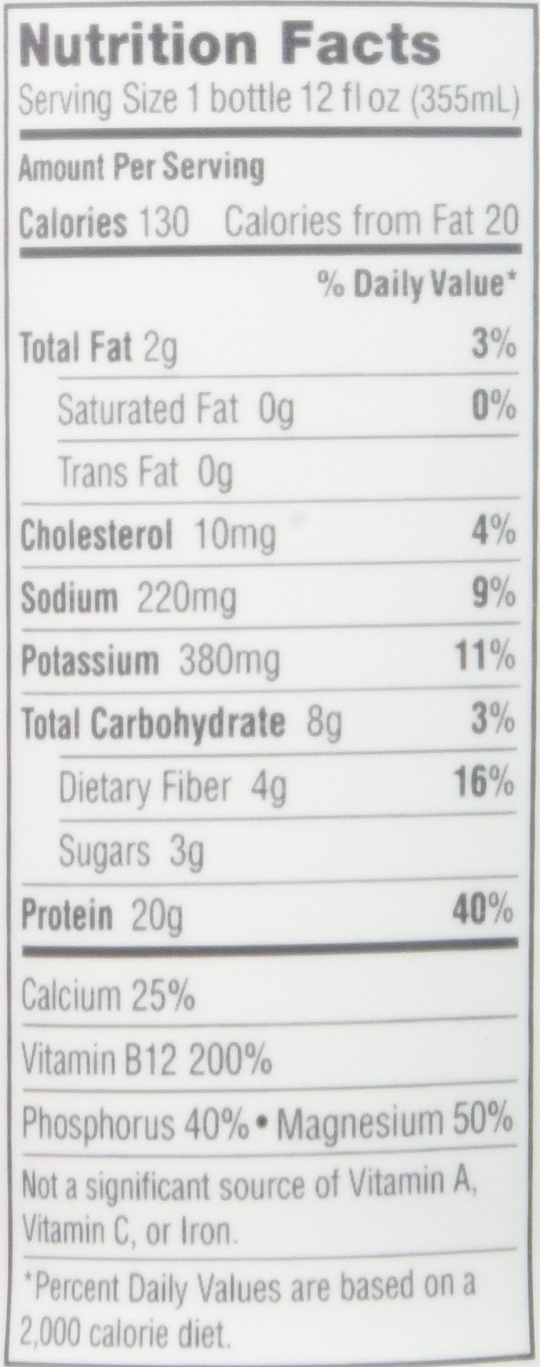 ICONIC Vanilla Bean Protein Drinks - 20g Grass Fed - 12 Pack - image 2