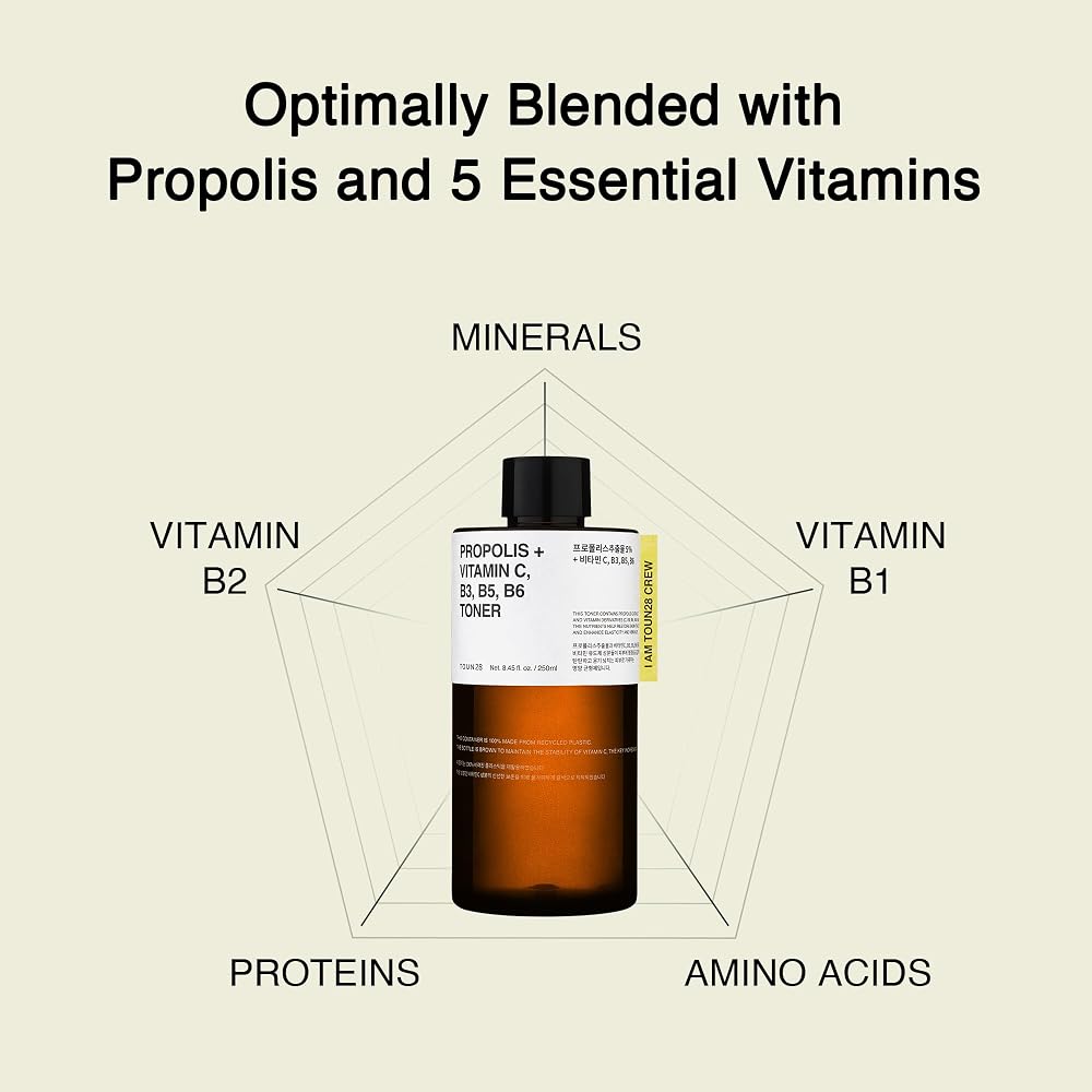 TOUN28 Propolis Vitamin C Toner with B3, B5, B6 - 250ml - image 4