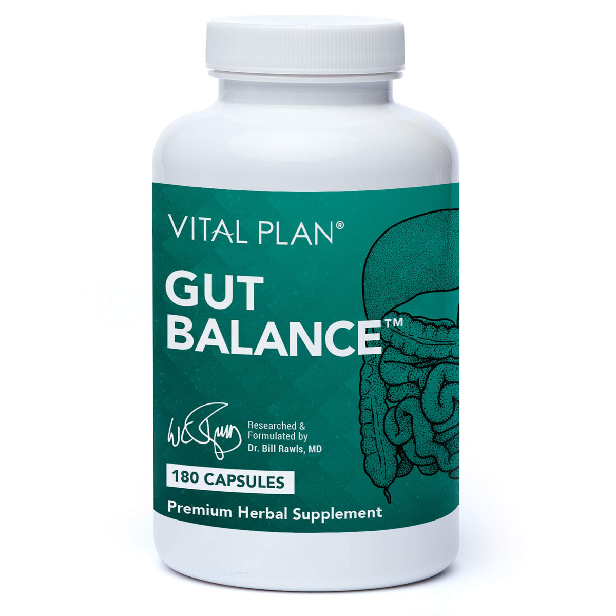 Vital Plan Gut Balance Supplement - 180 Capsules