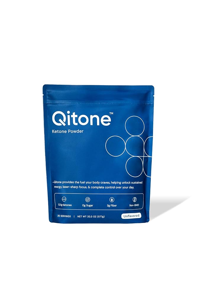 Qitone, Ketone Powder, 5X Stronger Than MCT Oil, Boosts Ketone Levels