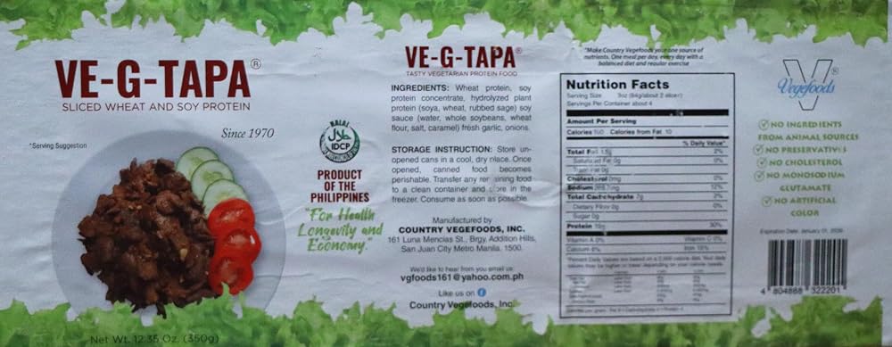 Generic VE-G-TAPA Slice Wheat and Soy Protein - Pack of 3 - image 6