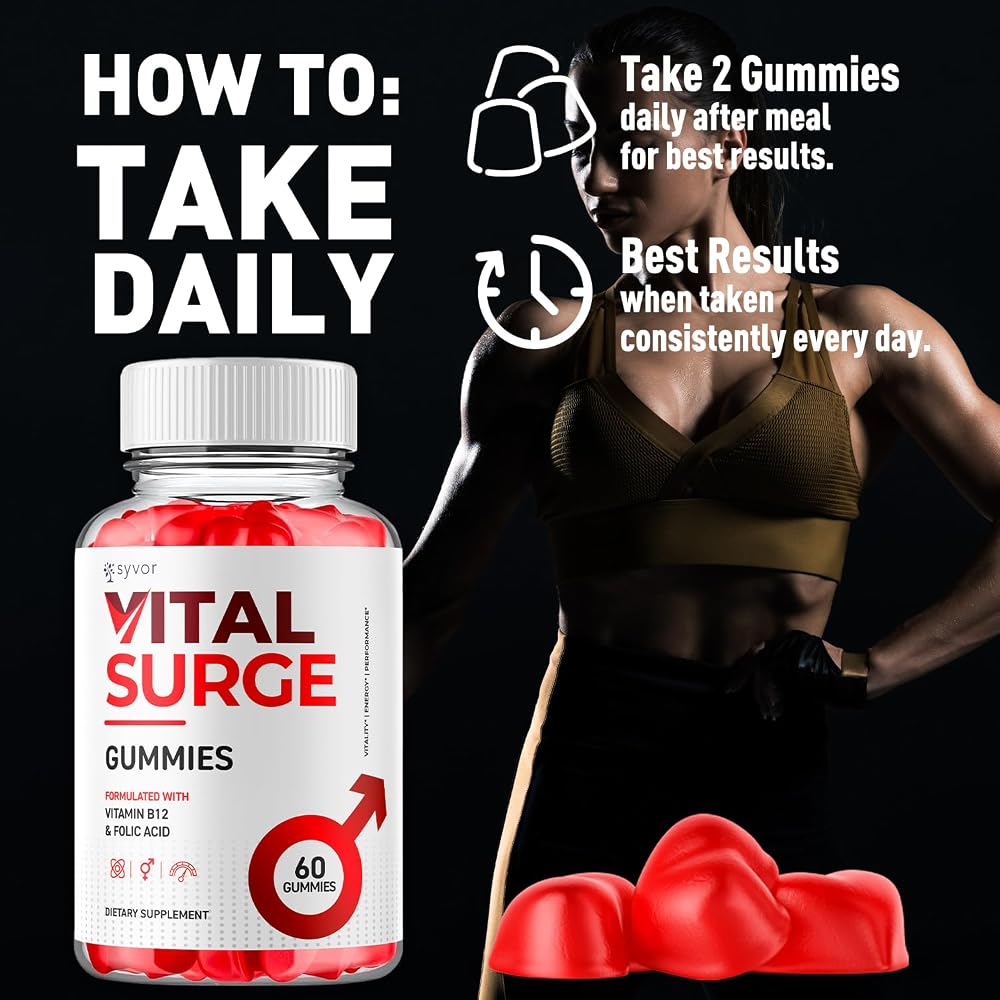 Syvor Vital Surge Gummies All-Natural Supplement - 180 Gummies - image 5