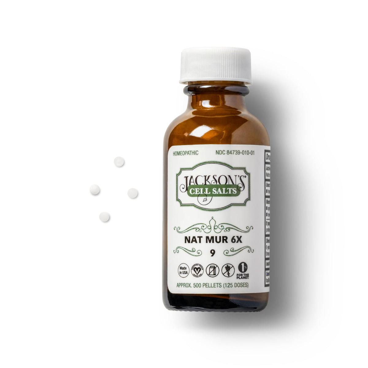 Jackson's Natrum Muriaticum 6X Cell Salt - 125 Doses - image 3